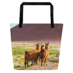 Bolsa de tela grande all over