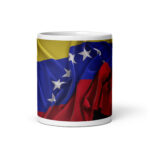 Taza blanca brillante